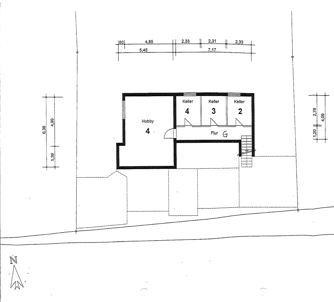 Grundriss Keller