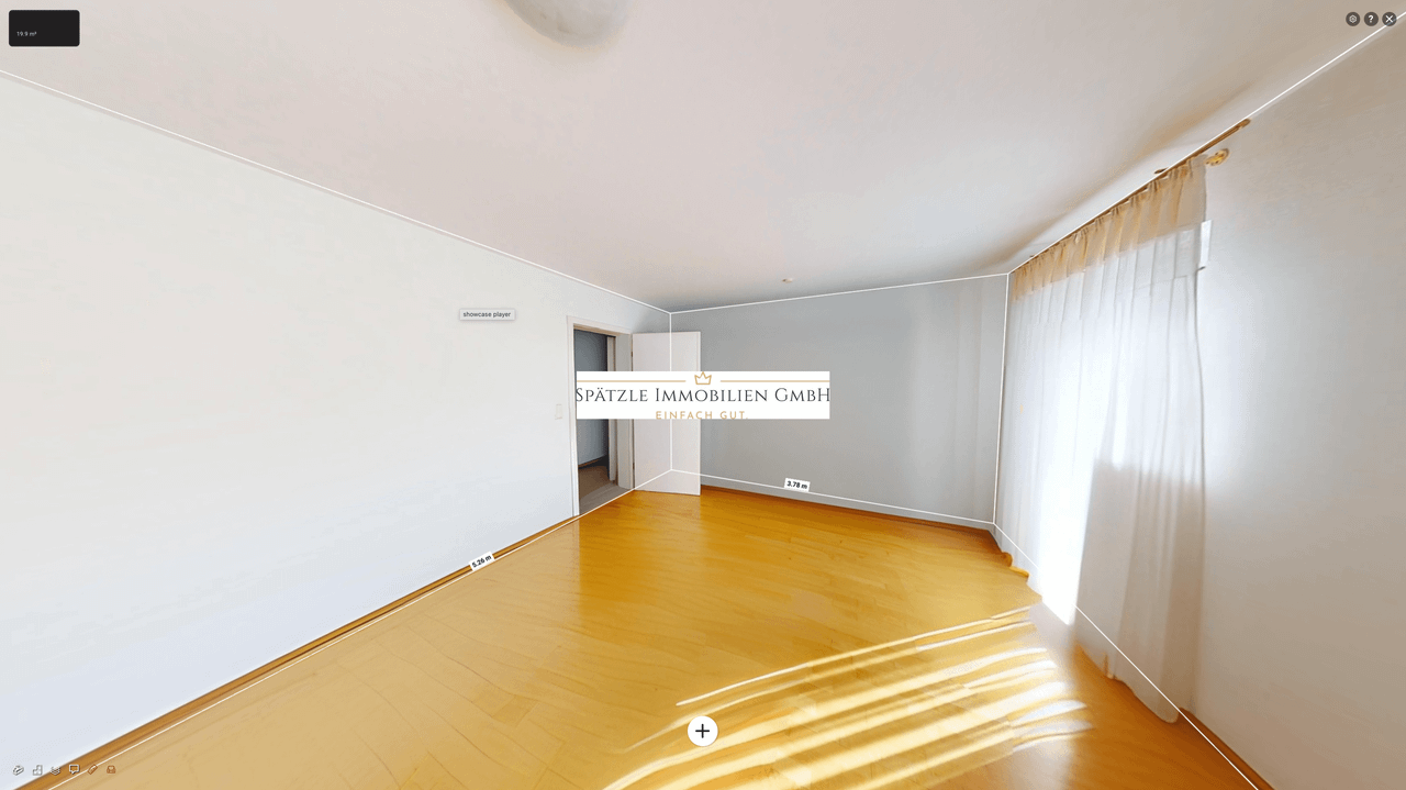 Schlafzimmer EG ohne Möbel 