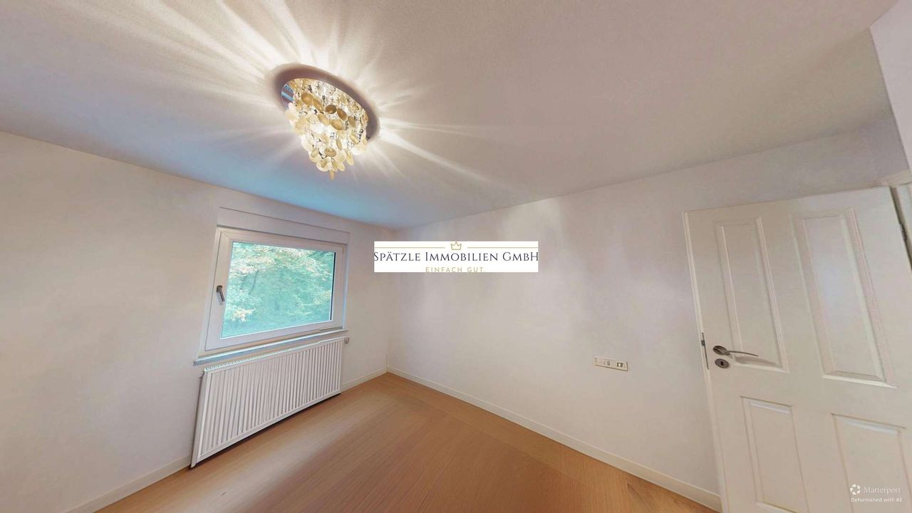 Schlafzimmer ohne Möbel