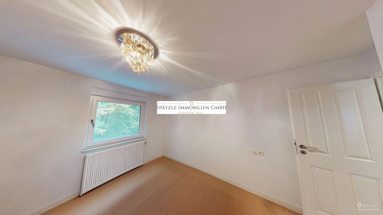 Schlafzimmer ohne Möbel