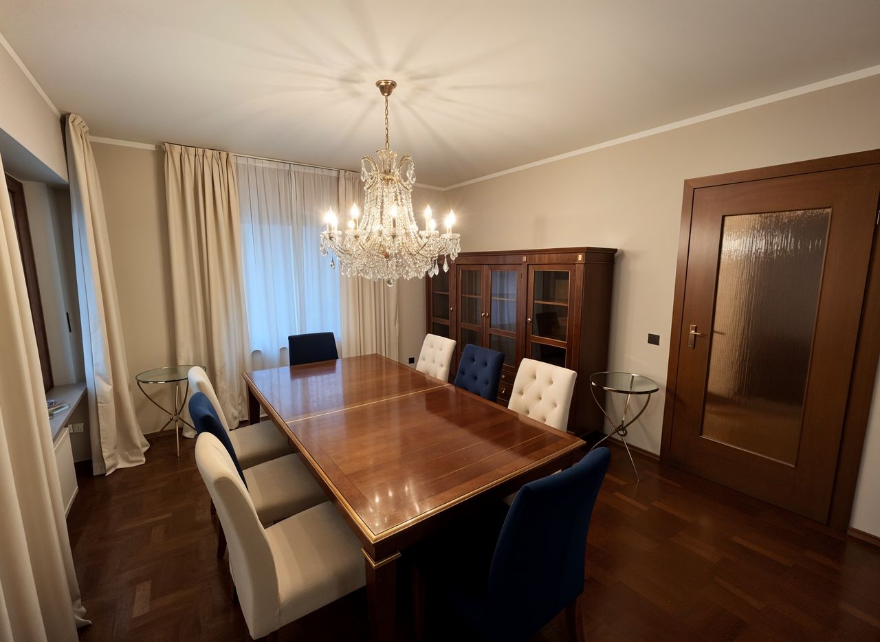 Hauptwohnung Esszimmer - (KI generiert so könnte das Esszimmer aussehen.